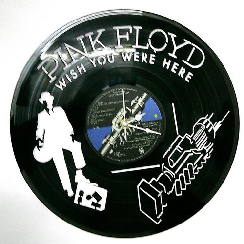 Horloge Murale Gravure Vinyle Rock Passion Collection