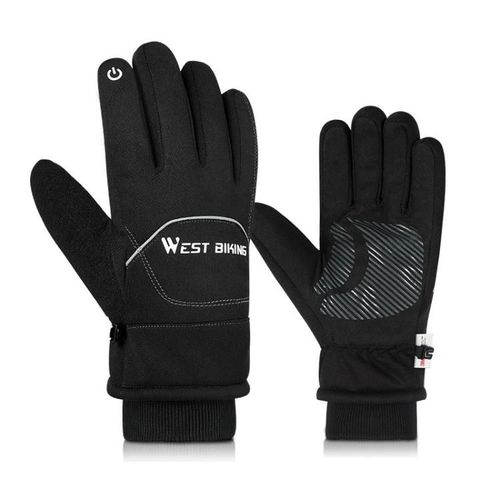 Gants D'équitation D'hiver-Imperméables,Écran Tactile,Doublés Polaire,Taille M-