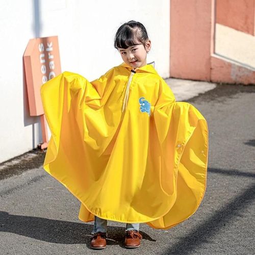 Imperméable Pour Enfant-Cape Poncho Épaissie,Taille Xl,Jaune Jaune