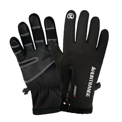 Gants D'équitation Extérieurs Imperméables À Écran Tactile-Xxl Noir,Huntrange Noir
