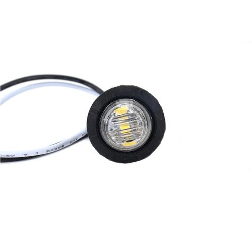 Feu De Position Latéral Rond À Led 10 En 1-A5012 Lumière Blanche Pour Remorque De Camion