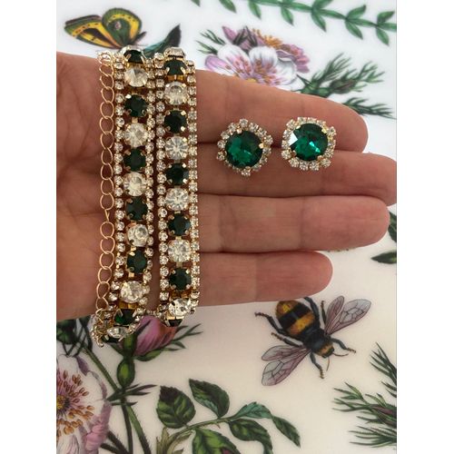 Parure Ras Du Cou Et Boucles D'oreilles Inspiration Bridgerton
