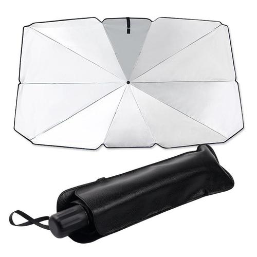  Pare-Soleil Intérieur pour Pare-Brise de Voiture, Parasol  Parapluie pour SUV et Camion, Dessin Breveté (125X65 cm pour Auto Petit)