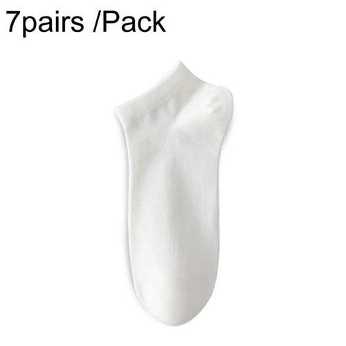 7paires /Pack Homme Et Dames Chaussettes Jetables Voyage D'affaires Portable Bas À Usage Unique Court Femme Blanc,Femme Courte