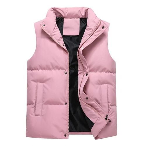 Veste En Duvet Pour Homme-Coton Épaissi,8xl,Rose-Rose,8xl