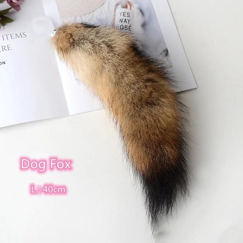 Plug Anal En Métal Séparable, Véritable Queue De Renard, Jeu De Rôle, Godemichet Anal, Produits Pour Adultes, Jouet Sexuel Pour Femmes, Couples, Hommes, Boutique Sexy--Dog Fox Tail
