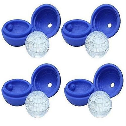 Moules À Glaçons En Silicone Star Wars Étoile De La Mort - Lot De 4 Pour Glace, Chocolats Et Plus Encore