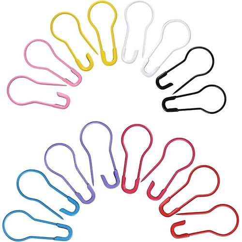 100 Épingles De Sûreté De Couleurs Assorties - Métal Durable, 2,2 Cm, Boîte De Rangement Avec 15 Compartiments, Idéales Pour Les Travaux Manuels Et La Couture