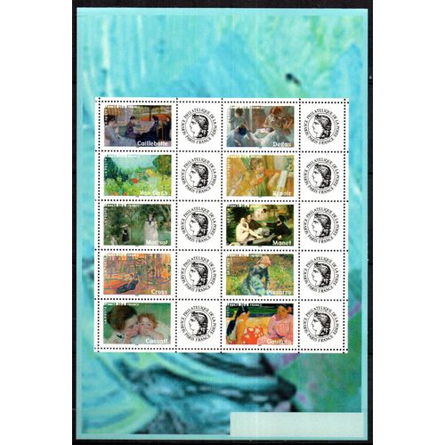France.Bloc F3866a Les Impressionistes Avec Logo Ceres.Neuf