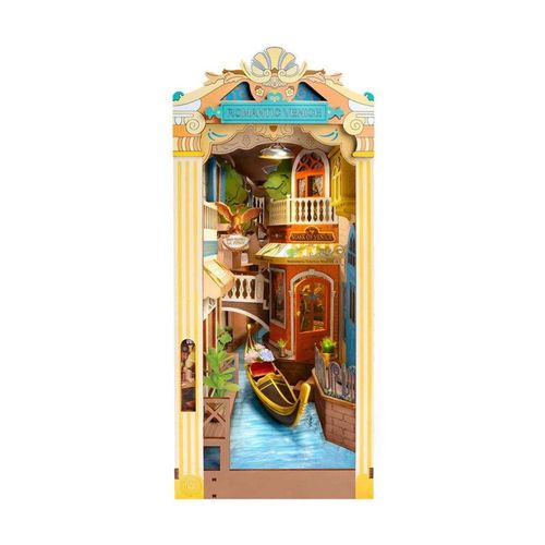Maquette Rolife Serre Livres Book Nook Venise Romantique Diy