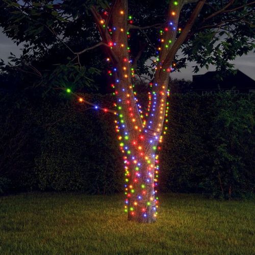 Lampes Solaires 5 Pcs 5x200 Led Multicolore Intérieur Extérieur