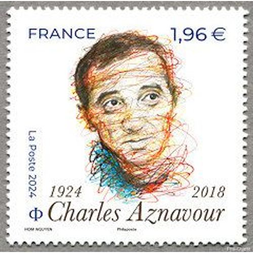 100 Ans De Charles Aznavour Artiste Année 2024 N° 5777 Yvert Et Tellier Luxe