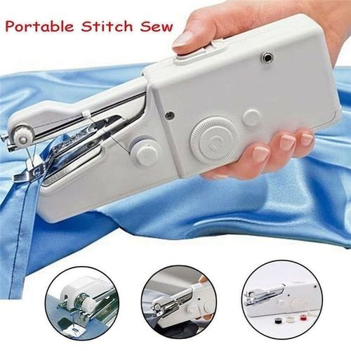 Machine à coudre manuelle compacte pour réparations rapides - Portable, sans fil, conviviale, accessoires inclus