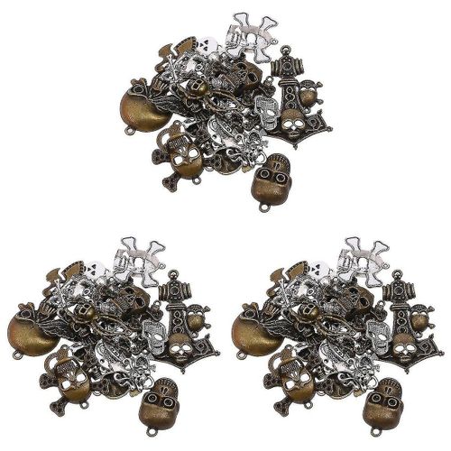 Pendentifs Squelettes Vintage Antiques À Faire Soi-Même, 100 G ¿ Breloques En Alliage Pour Bijoux Et Costumes