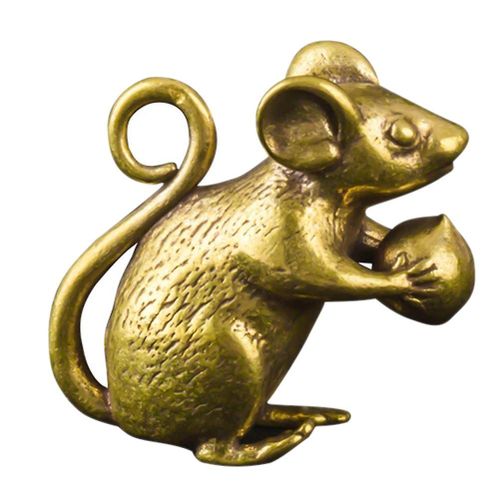 Pendentif Souris En Laiton ¿ Breloque Pour Bracelets, Colliers Et Autres Créations ¿ Idée Cadeau Originale