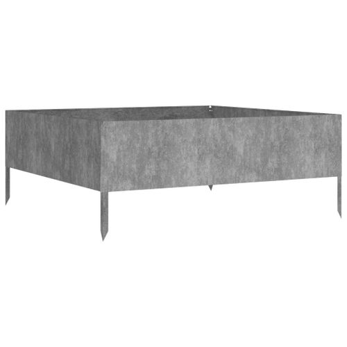 Vidaxl Lit Surélevé De Jardin 100x100x41 Cm Acier Corten