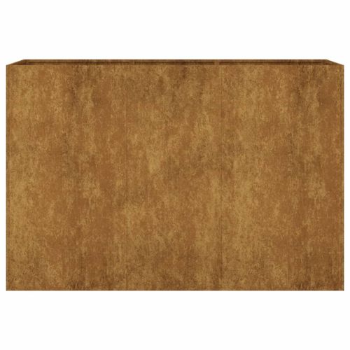 Vidaxl Lit Surélevé De Jardin 120x40x80 Cm Acier Corten