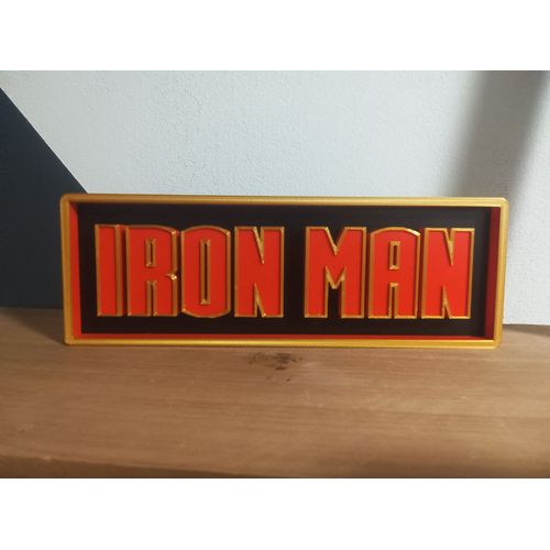 plaque décorative cinema / marvel / ironman