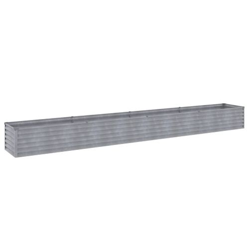Vidaxl Lit Surélevé De Jardin 386x50x36 Cm Acier Corten