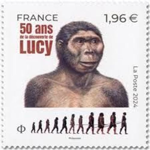 50 Ans De La Découverte De Lucy Année 2024 N° 5794 Yvert Et Tellier Luxe