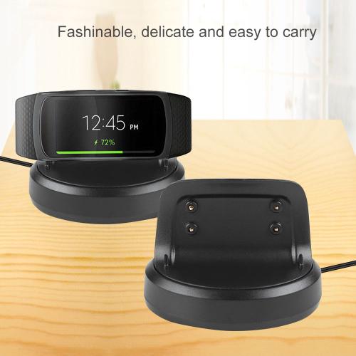 Chargeur Usb Pour Gear Fit 2, Socle De Chargement MagnéTique Pour Samsung Gear Fit2 Smart Watch Sm-R360