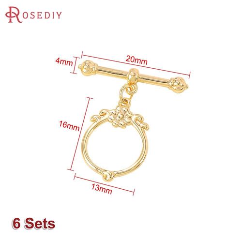 Fermoirs Géométriques En Laiton Doré 18 Carats, Fermoirs Pour Bracelets Allergiques, Bijoux, Fournitures De Bricolage, Accessoires De Bricolage