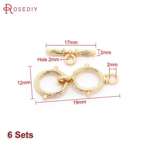 Fermoirs Géométriques En Laiton Doré 18 Carats, Fermoirs Pour Bracelets Allergiques, Bijoux, Fournitures De Bricolage, Accessoires De Bricolage