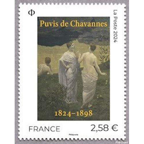 Art : "Le Bois Sacré" Puvis De Chavannes Année 2024 N° 5818 Yvert Et Tellier Luxe