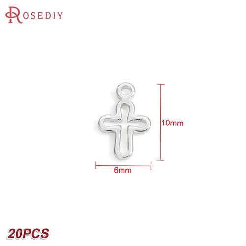 Pendentifs Croix En Laiton Couleur Or 24k, Bijoux, Colliers, Fournitures, Résultats, Boucles D'oreilles, Accessoires, Vente En Gros