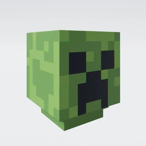 Lampe LED avec Minuterie - ROBA - Minecraft Creeper ¿ Rechargeable USB ¿ Jusqu'à 10 h d'Autonomie
