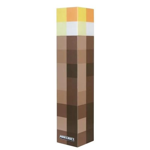 Lampe Torche LED 4 Couleurs - ROBA - Minecraft ¿ Veilleuse Rechargeable USB + Support Mural