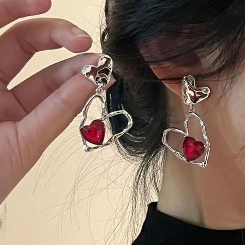 Boucles D'oreilles Punk En Métal Épicé Pour Fille, Accessoires De Ixpour Travailleurs Et Bar