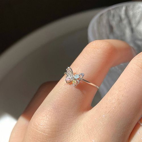 Bague Planète En Cristal Bleu Coréen Pour Femme, Réplique Moonlight, Mode Y2k, Bijoux Brillants, Cadeau De Fête D'anniversaire, Accessoires