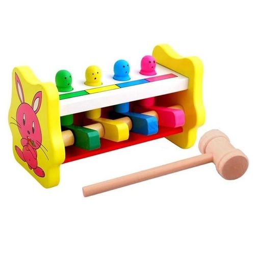 Jeu De Bâton De Frappe En Bois-Jouet D'éducation Précoce Pour Enfants Par