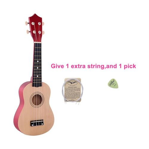 Ukulélé Tilleul 21 Pouces Pour Enfants-Instrument De Musique,Kaki Kaki