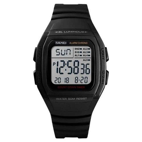 Montre De Sport Numérique-50m Étanche,5 Alarmes,Skmei 1278