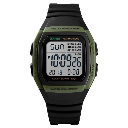 Montre De Sport Numérique-50m Étanche,5 Alarmes,Skmei 1278
