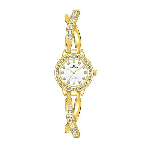 Butterfly Cross Full Diamond Montre Femme-Bs Bee Sister Bracelet Or