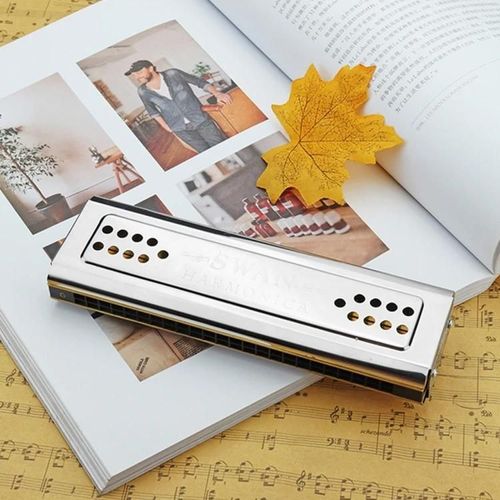 Harmonica-Polyphonie Double Face 24 Trous Pour Débutants | Réf. Sw24-12a