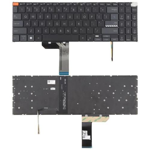 Clavier d'ordinateur portable rétroéclairé version américaine pour Asus Vivobook Pro 15X OLED K6501 M6501 Noir