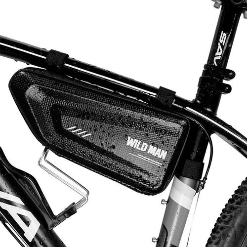Sacoche Frontale Étanche Vtt-Wild Man Bicycle Tube Support De Téléphone Portable