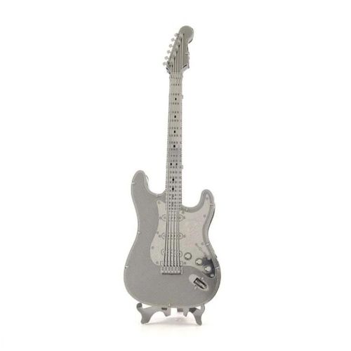 Maquette De Guitare En Métal 3d-Instrument De Musique Bricolage Puzzle Jouet-