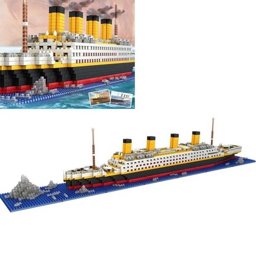 Titanic Building Blocks Boat-Jouet Éducatif Diy Pour Enfants Par