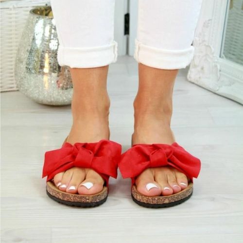 Pantoufles Pour Femmes-Été Rouge Torridity Slip-On-Taille 36 Rouge,36