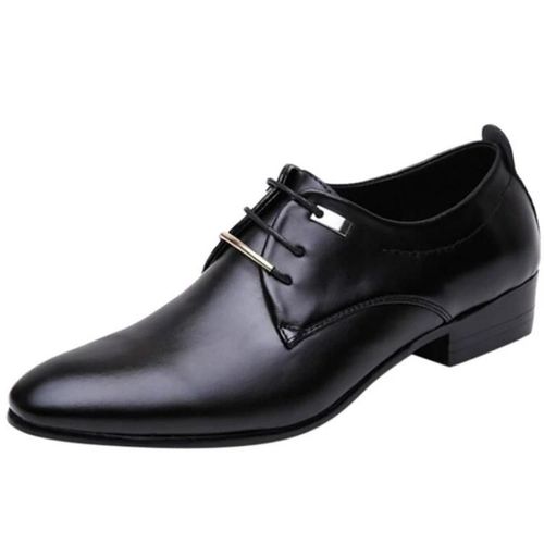 Chaussures Habillées D'affaires Pour Hommes-Bout Pointu,Noir,Taille 43-Noir,43