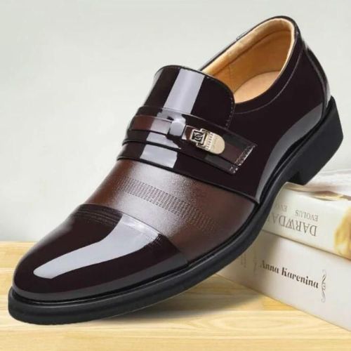 Chaussures Habillées D'été À Enfiler Pour Hommes-Brown Hole Design,Taille 41 Marron,41