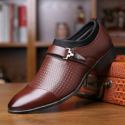 Chaussures Habillées Pour Hommes-Grande Taille 45,Marron-Automne/Hiver Marron,45
