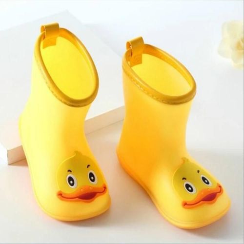 Bottes De Pluie Pour Enfants-Caoutchouc Couleur Bonbon,Canard Jaune,15,5 Cm Canard Jaune,Longueur Intérieure 15,5 Cm