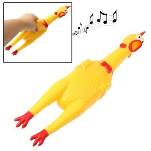 32cm Jouet intéressant Poule hurlante soulagée de stress Poulet hurlant Soulagement Cadeau pressé
