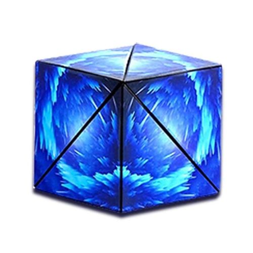 Cube Magique Alien Magnétique 3d-Jouet Logique Éducatif Pour Enfants (Bleu Interstellaire) Bleu Interstellaire